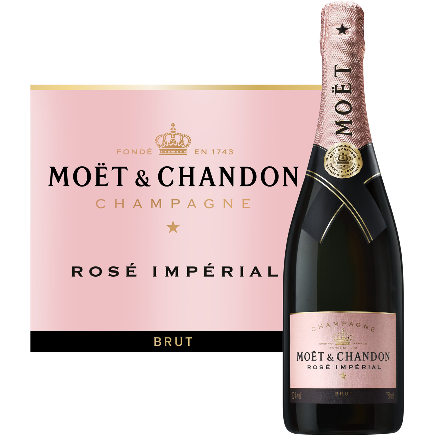 Moet Chandon Rose Imperial купить шампанское розовое брют сухое