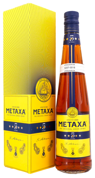 Алкогольний напій Metaxa 5 зірок бренді 0.7л 1