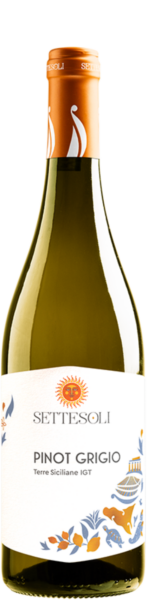 Settesoli Pinot Grigio Sicilia вино белое 0.75л 1