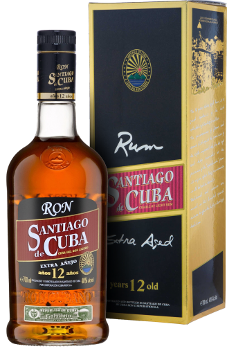Ром Santiago de Cuba Extra Anejo 12 YO 0.7л  магазин склад winewine