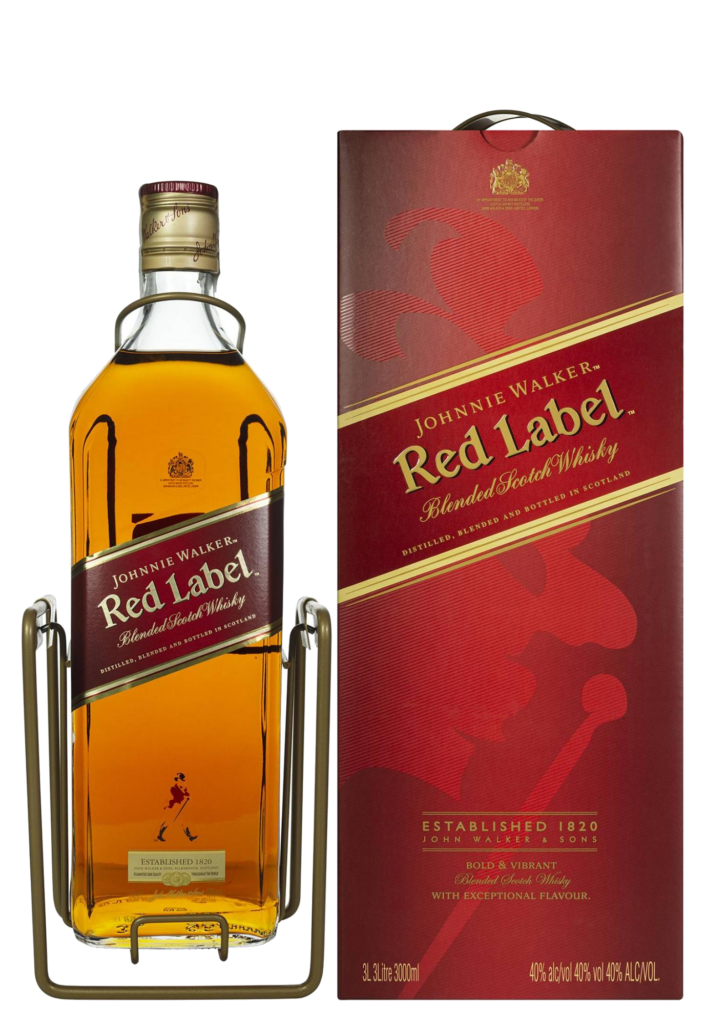 Johnnie Walker Red label в коробці 40% купити віскі бленд Шотландія 3л ...