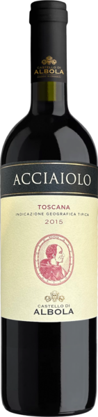 Castello di Albola Acciaiolo Toscana 2015 вино красное 0.75л 1