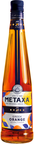 Алкогольний напій Metaxa Orange (5 зірочок) бренді 0.7л 1