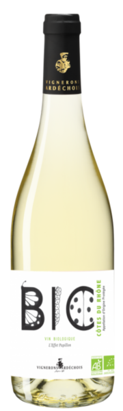 Uvica Bio Effet Papillon Cotes du Rhone вино біле 0.75л 1