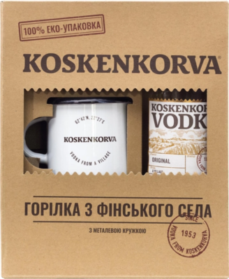 Koskenkorva Original (з металевою чашкою) горілка 0.7л - Зображення 2