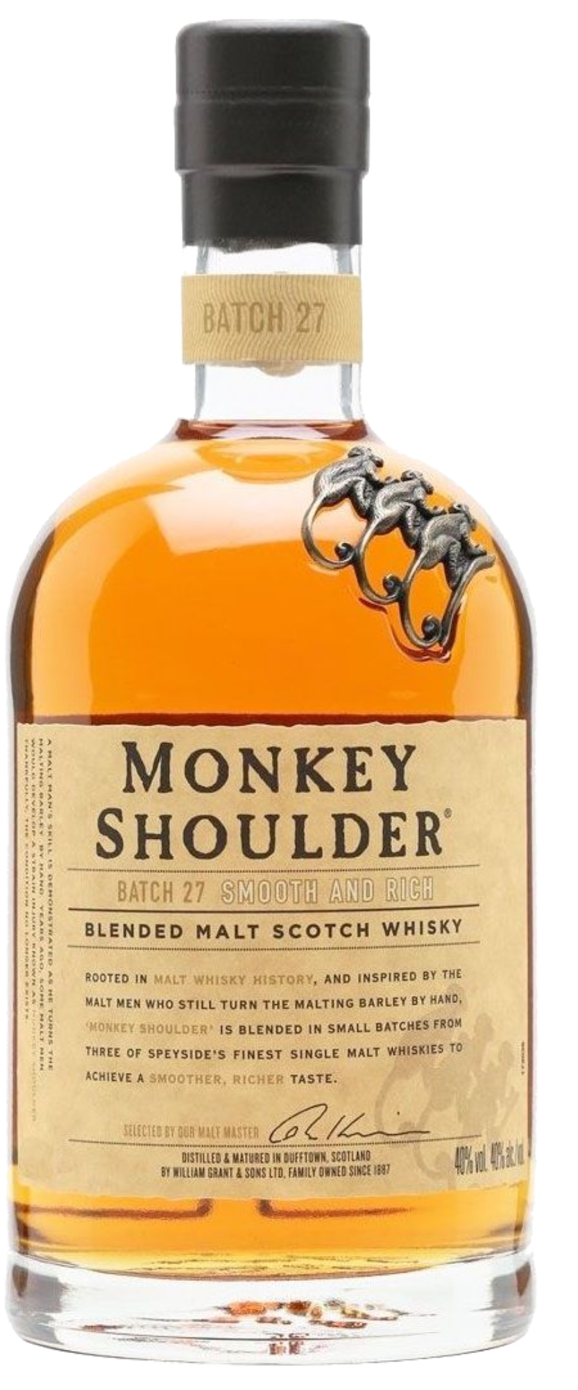 Monkey Shoulder 40% купить виски бленд Шотландия 1л оптовая цена | WINEWINE