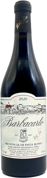 Barbacarlo Provincia di Pavia Rosso 2020 вино красное 0.75л
