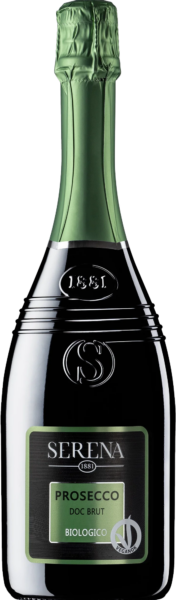 Serena 1881 Prosecco Biologico Spumante Brut игристое белое 0.75л