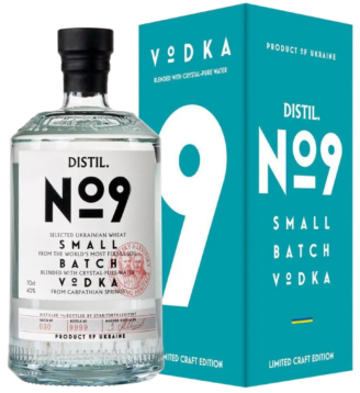 Distil №9 горілка 0.7л в коробці