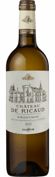 Chateau de Ricaud Bordeux Blanc 2022 вино белое 0.75л