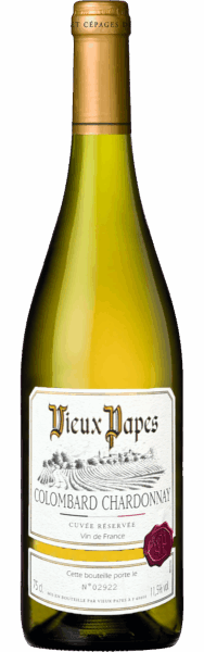 Vieux Papes Colombard Chardonnay вино белое 0.75л