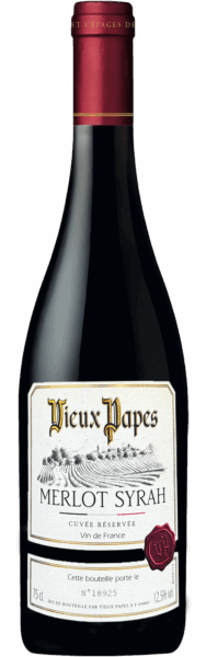 Vieux Papes Merlot Syrah вино красное 0.75л