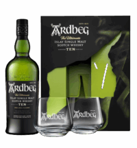 Ardbeg TEN + 2 glasses 0,42ml виски односолодовый 0.7л