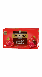 Чай Twinings чёрный 4 красных фрукта в пакетиках
