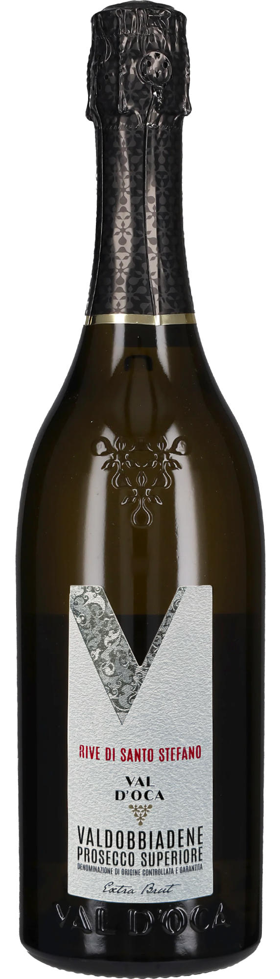Val d’Oca Rive di Santo Stefano Prosecco Superiore Valdobbiadene DOCG Extra Brut ігристе біле 0.75л 1 Val d’Oca Rive di Santo Stefano Prosecco Superiore Valdobbiadene DOCG Extra Brut ігристе біле 0.75л