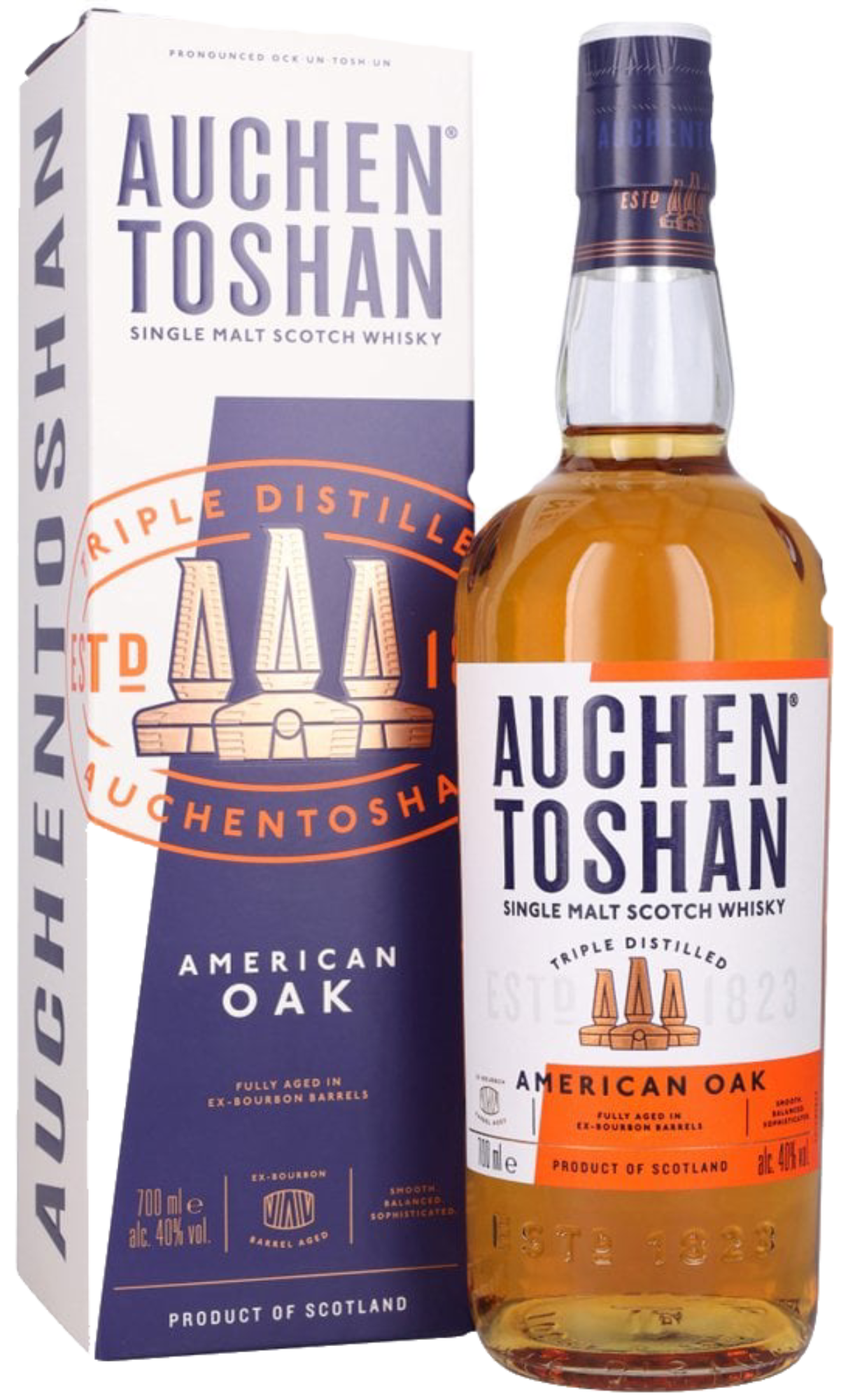 Auchentoshan American Oak віскі односолодовий 0.7л 1 Auchentoshan American Oak віскі односолодовий 0.7л
