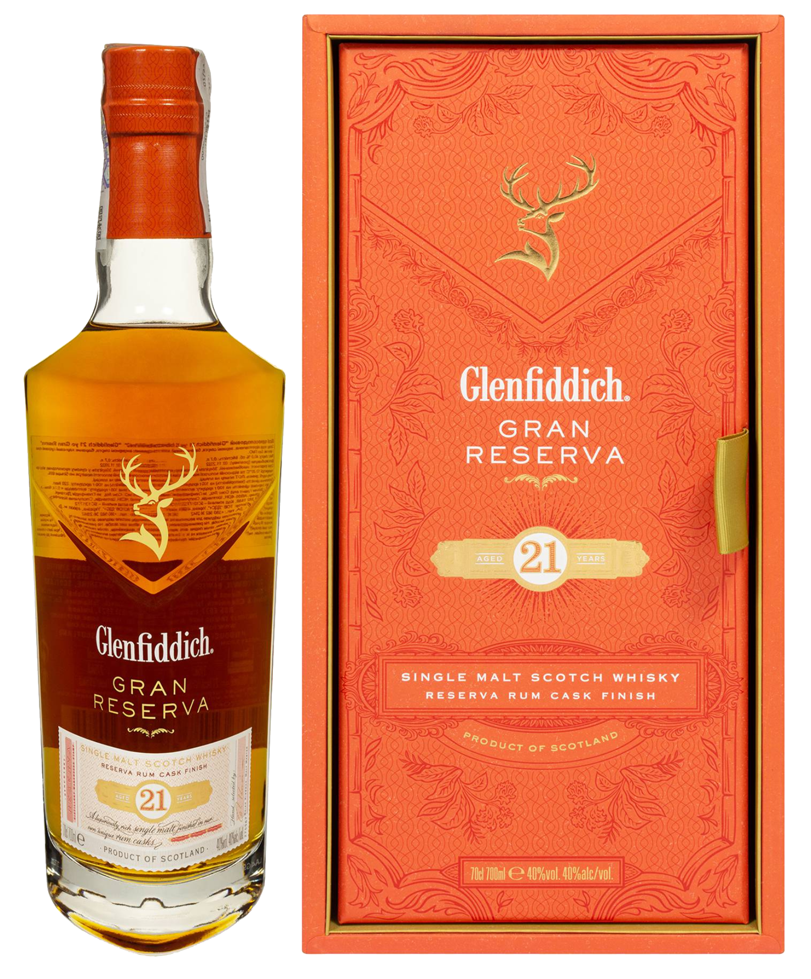 Glenfiddich 21 yo Gran Reserva віскі односолодовий 0.7л 1 Glenfiddich 21 yo Gran Reserva віскі односолодовий 0.7л
