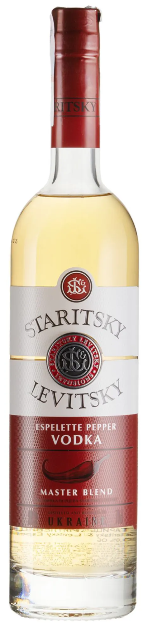 Настоянка Перцева Staritsky Levitsky Espelette Pepper горілка 0.7л 1 Настоянка Перцева Staritsky Levitsky Espelette Pepper горілка 0.7л