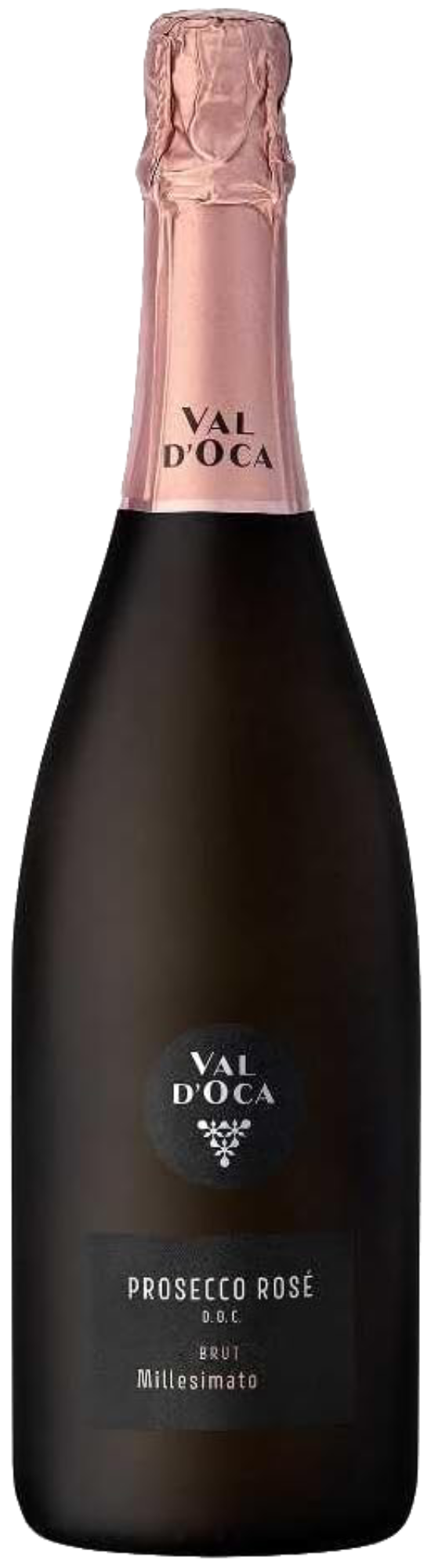 Val d’Oca Prosecco Rose DOC Brut Millesimato ігристе біле 0.75л 1 Val d’Oca Prosecco Rose DOC Brut Millesimato ігристе біле 0.75л